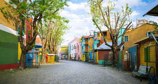 Caminito is the heart of La Boca, a colourful Buenos Aries neighborhood