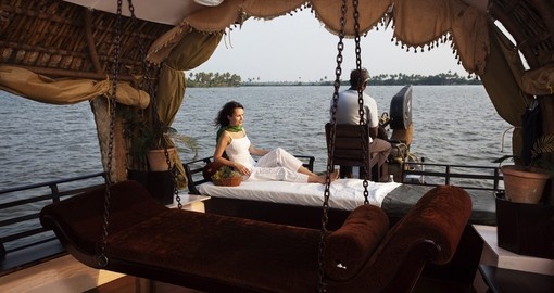 Enjoy a relaxing cruise through the backwaters