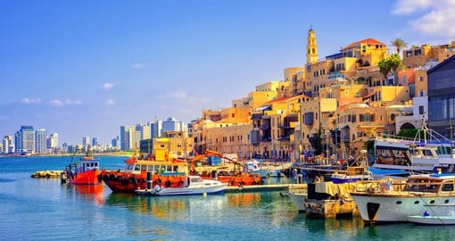 The ancient port of Jaffa is one of Tel Aviv's historic neighborhoods
