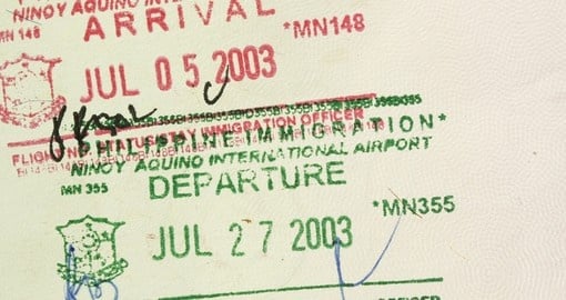 Old Passport stamp