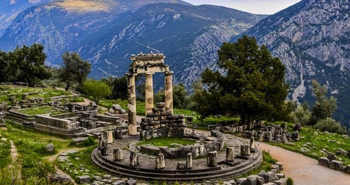 Delphi was considered the centre of the world by the ancient Greeks