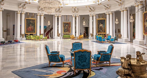Le Negresco houses 6,000 pieces of art and period furniture