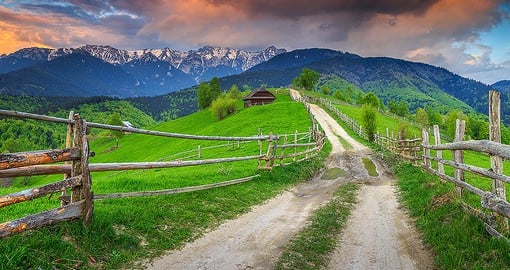 Hike through the arcing Carpathian Mountains, running through Central Europe