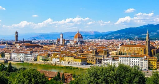 The skyline of Florence is dominated by Brunelleschi's Duomo