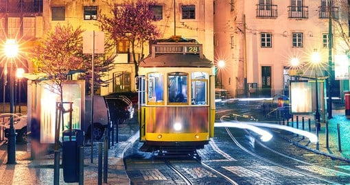 Hop aboard the Lisbon Tram and explore the city's fascinating historical and architectural heritage!