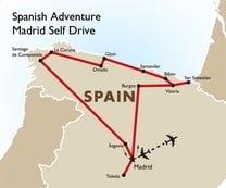 Spanish Adventure Self Drive: Madrid to Madrid
