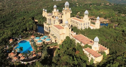 Explore all the amenities of the Palace of the Lost City on your next South Africa tours.