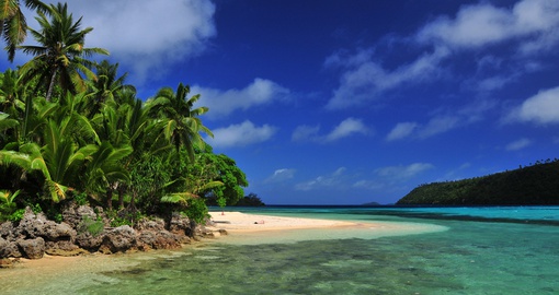 One of Tonga's many idyllic beaches