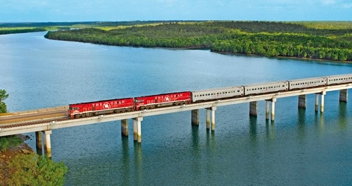 Travel in style in Gold or Platinum Service aboard The Ghan on your next vacations