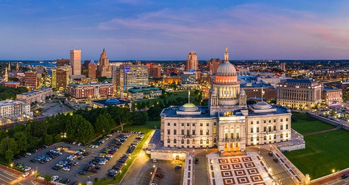 Aerial view of Providence