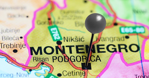 Podgorica, Montenegro Map