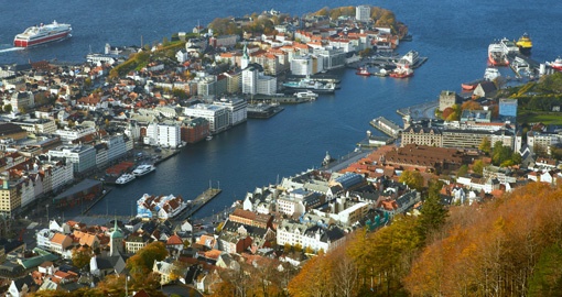 Bergen bay, Norway