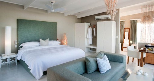The resort offers 22 luxurious suites, each designed to take advantage of the beautiful natural setting