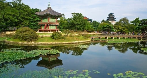 Hyangwon-jeong Pavilion in Gyeongbokgung Palace