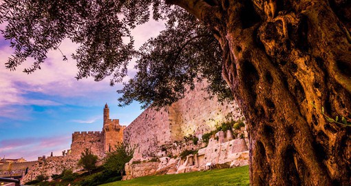 Located near the Jaffa Gate, the Tower of David is one of Jerusalem's best known sites