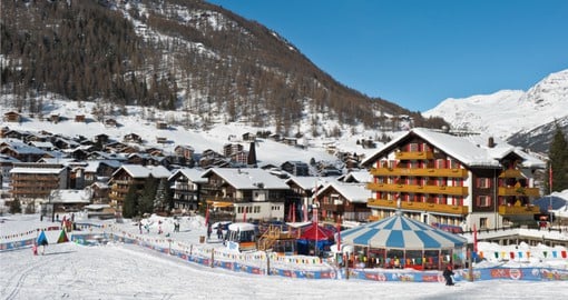 Saas Fee was the setting of ski chase sequences in the James Bond series