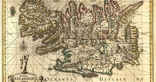 Ancient Map of Iceland