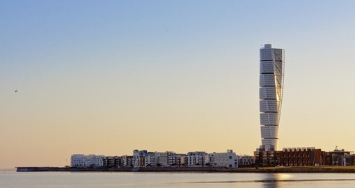 Turning Torso, the largest building in Scandinavia