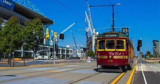 Getting around Melbourne is easy on the iconic trams