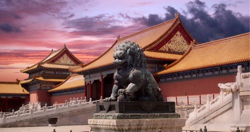 Constructed in 1420 during the Ming Dynasty, The Forbidden City is China's best-preserved imperial palace
