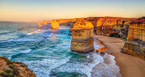 Breathtaking sight of The Twelve Apostles along the Great Ocean Road