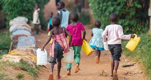 Almost half of Uganda's population is under the age of 14