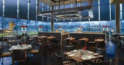 The Qube all day dining restaurant at The Leela Palace New Delhi