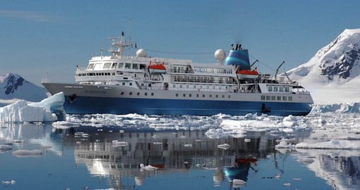 The MS Seaventure in Polar waters