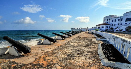 Originally built by European traders, the Cape Coast Castle became a notorious  "Slave Castle"