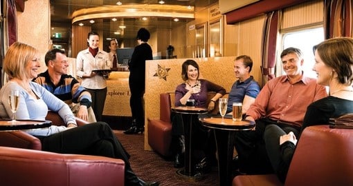 Enjoy club-like Outback Explorer Lounge on your next trip