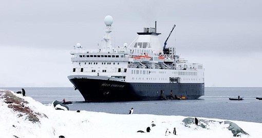 The Ocean Endeavour was designed and crewed for polar voyages