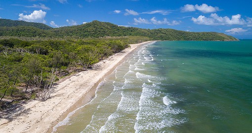 Part of the Daintree National Park, Cape Tribulation  was named by James Cook