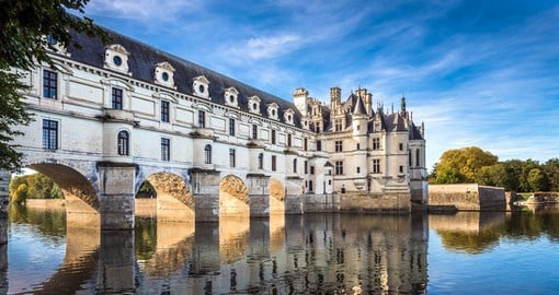 Spanning the river Cher, Chateau de Chenonceau was completed in 1559