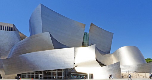 Designed by Frank Gehry, The Walt Disney Concert Hall is home to the LA Philharmonic Orchestra