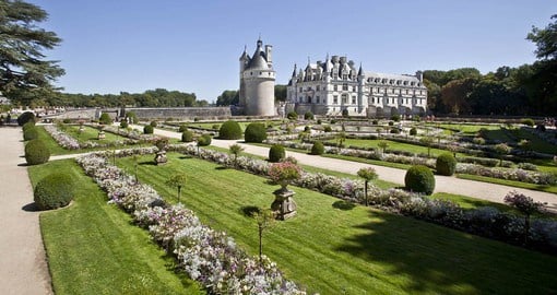 Nicknamed the "Ladies' Château", Chenonceau is one of the most majestic in the Loire Valley