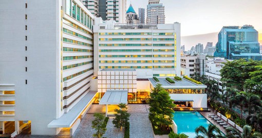 COMO Metropolitan Bangkok sits in the heart of the city