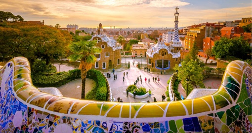 Explore Park Guell on your Spain Tour