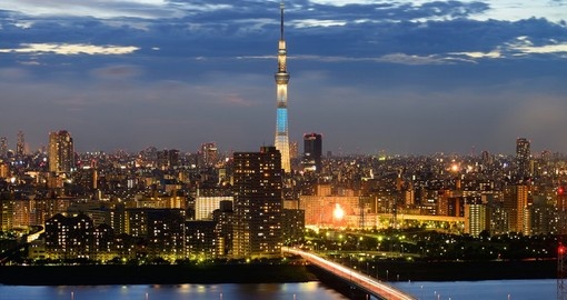 Tokyo at twilight