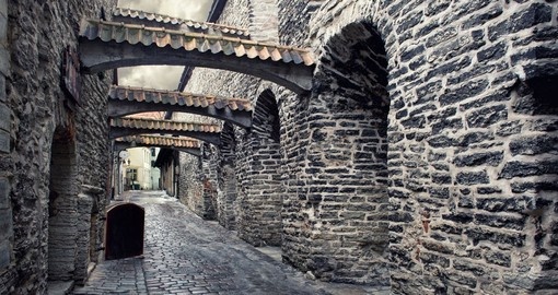 Street in Old Town Tallinn