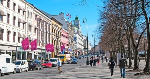 Karl Johans Gate is a main street in Oslo