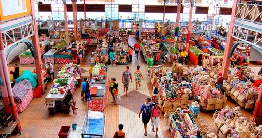 Visit a traditional Tahitian Market on your trip to Tahiti