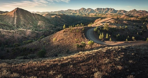 Take the Panorama Road in Flinders Range during your next self drive on your next Australia tours.