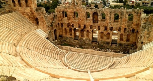 Ruins of an amphitheater