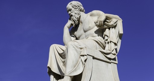 Statue of Socrates from the Academy of Athens