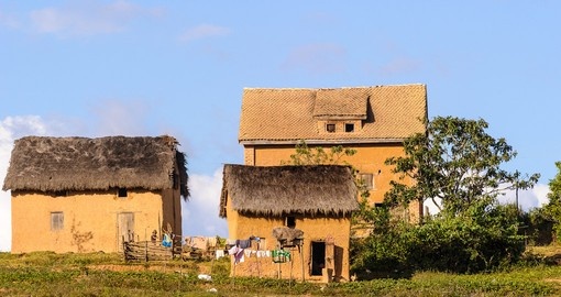 Houses where poor people live