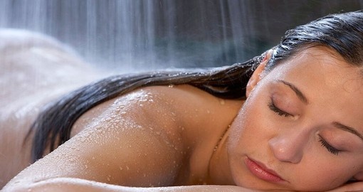 Enjoy a relaxing Aix therapy treatment under vichy showers on your New Zealand vacation