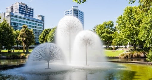 The Ferrier Fountain in Victoria Square
