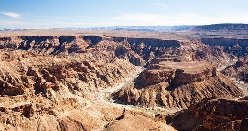 Discover Fish River Canyon on your next Namibia vacations.