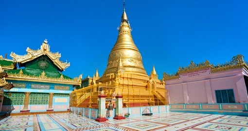 Golden Pagoda in Sagaing Hill