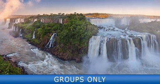 Iguazu Falls is a World Heritage Site and one of the Seven Natural Wonders of the World